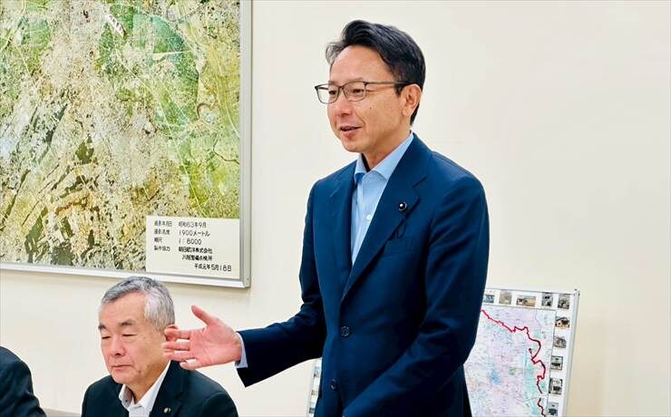 川越県土整備事務所、川越警察署へ要望活動