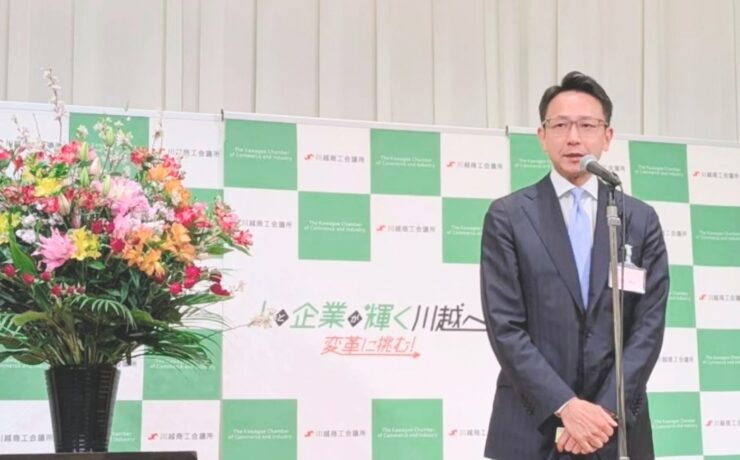 春の名刺交換会へ