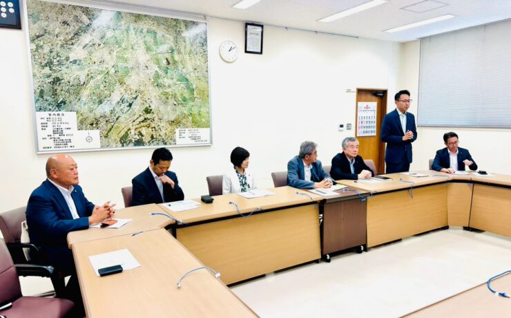 8月4日 公明党市議団と川越警察・川越県土整備事務所へ地域要望